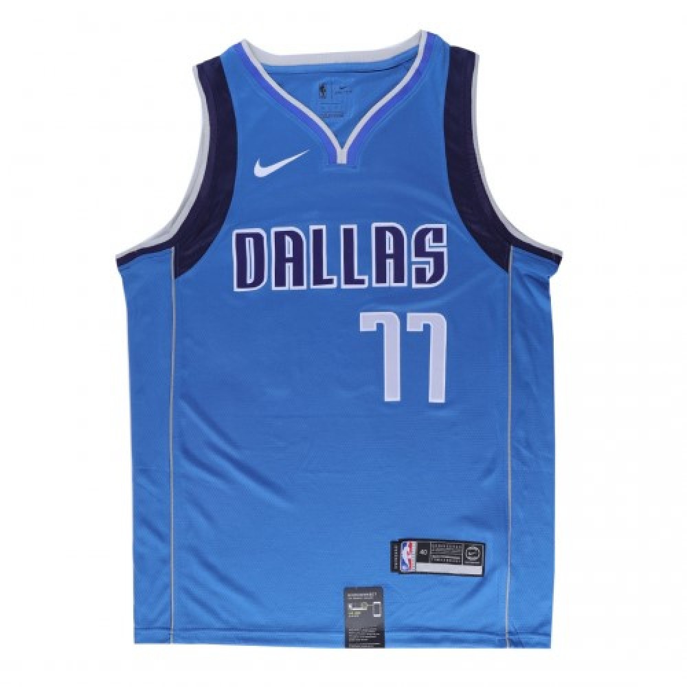 Men's Dallas Mavericks Luka Doncic #77 Royal 2020/21 Swingman Jersey - Icon Edition-Pro Kit Vault | Brand New 26/27 Sports Jerseys